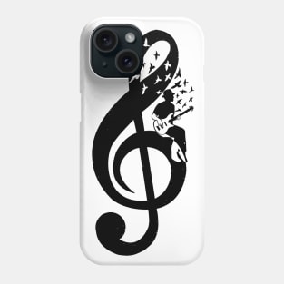 Treble Clef - Bass Guitar Phone Case