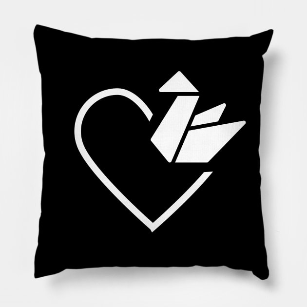 Origami Lover Pillow by E.S. Creative