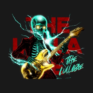 The Lullaby Rock and Roll Punk Rock With Rocker Skeleton Playing Guitar T-Shirt