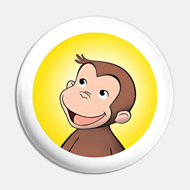 Curious George Emblem Pin by NobleNotion