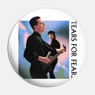 Vintage 80s Tears For Fears Pin