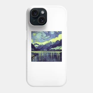 Fiordland National Park in Van Gogh's style Phone Case