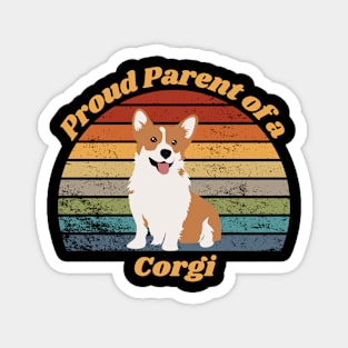 Proud Parent of a Corgi Magnet