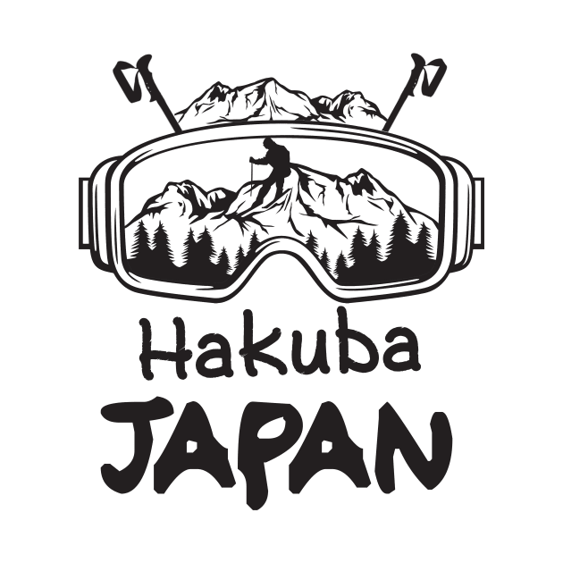 Skiing In Hakuba Japan by POD4