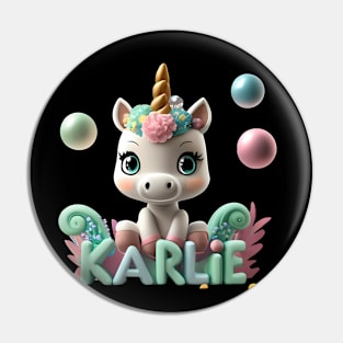 karlie unicorn Pin