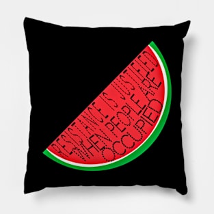 Resistance Is Justified When People Are - Watermelon - Tilted - Back Pillow