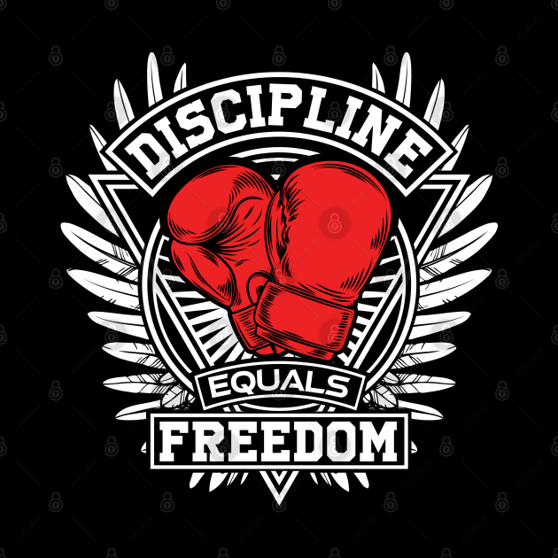 Discipline = Freedom - Motivational Calligraphy Art. by Cult WolfSpirit 