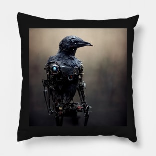 Robo-Raven Pillow