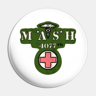Retro MASH Logo Pin