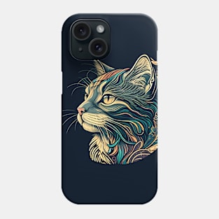 Cool Cat Colorful - Cat Kitten Lover Phone Case