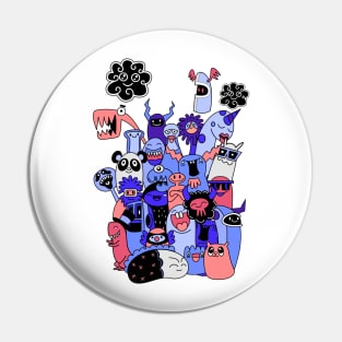 funny cool monsters Pin