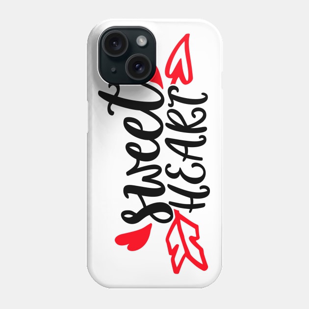 Sweet Heart Phone Case by Coral Graphics