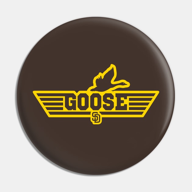 Padres Topgun Goose Yellow Pin by EnolaReven