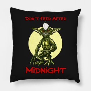 Don't Feed After Midnight Pillow