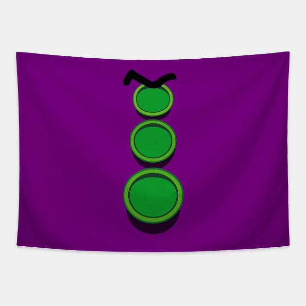 Day of the Tentacle - Tentacle Shirt Tapestry by wyckedguitarist