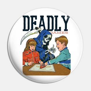 Funny Halloween Games Vintage Pin