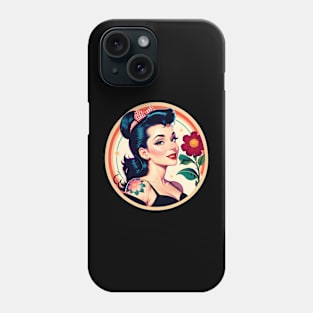 Rockabilly Girl 02 Phone Case