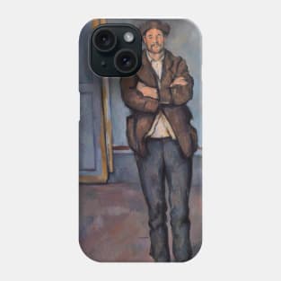 Peasant Standing with Arms Crossed by Paul Cezanne Phone Case