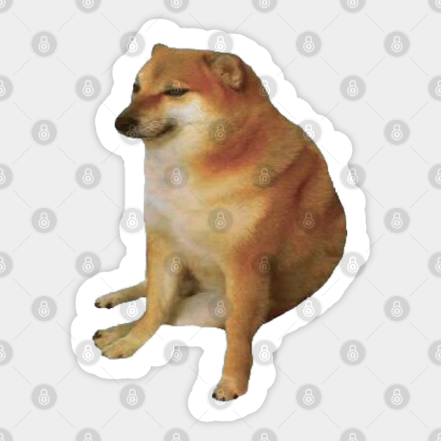 Shiba Inu - Cheems - Sticker