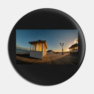 Fisheye view captured on the wooden boardwalk of Cromer Pier Pin