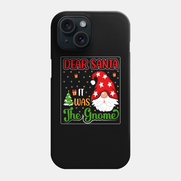 Dear Santa - It was the Gnome Phone Case by Merilinwitch