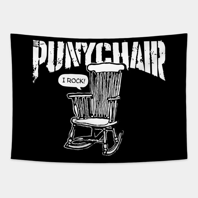 The Puny Chair Tapestry by d4n13ldesigns