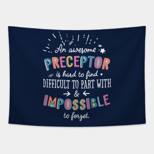 An awesome Preceptor Gift Idea - Impossible to Forget Quote Tapestry