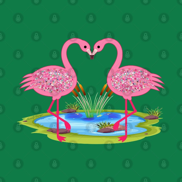 Flamingos by ellenaJ