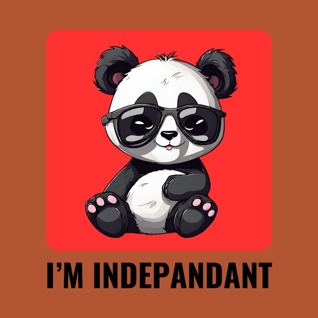 I'm Indepandant | Panda Pun by Allthingspunny