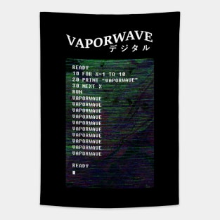 Vaporwave BASIC Code Tapestry