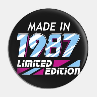 Made in 1987 Limited Edition Pin