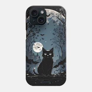 black cat Phone Case