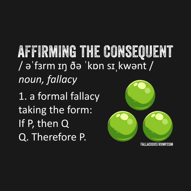 Affirming the Consequent Fallacy Definition by Fallacious Trump