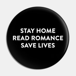 Romance Book Lovers Stay Home to Save Lives Pin