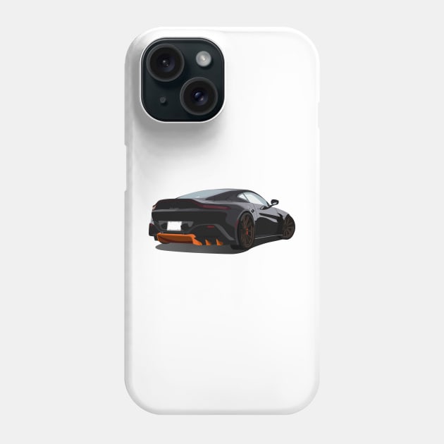 Aston Martin Vantage Phone Case by NHessDesign