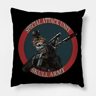 Skull Army Pillow