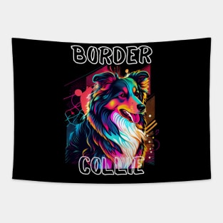 Graffiti Style - Cool Border Collie 5 Tapestry