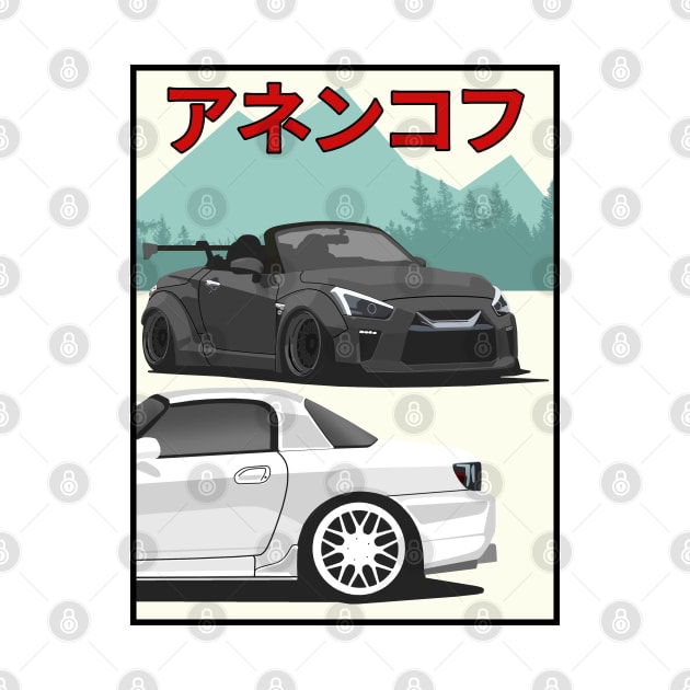 copen gr vs s2000 by Rebellion Store