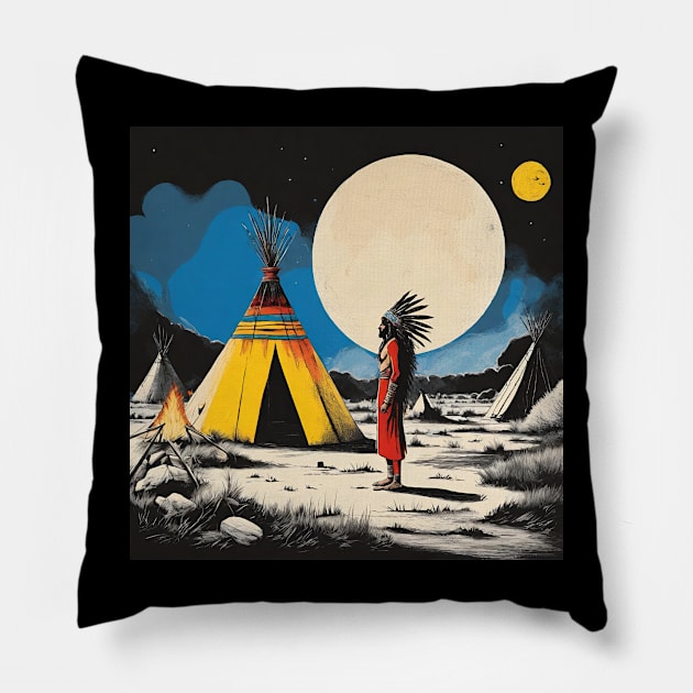 greed and fear ecosystem Pillow by yzbn_king