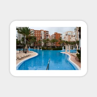 Solana Hotel Swimming Pool Benidorm Spain Magnet