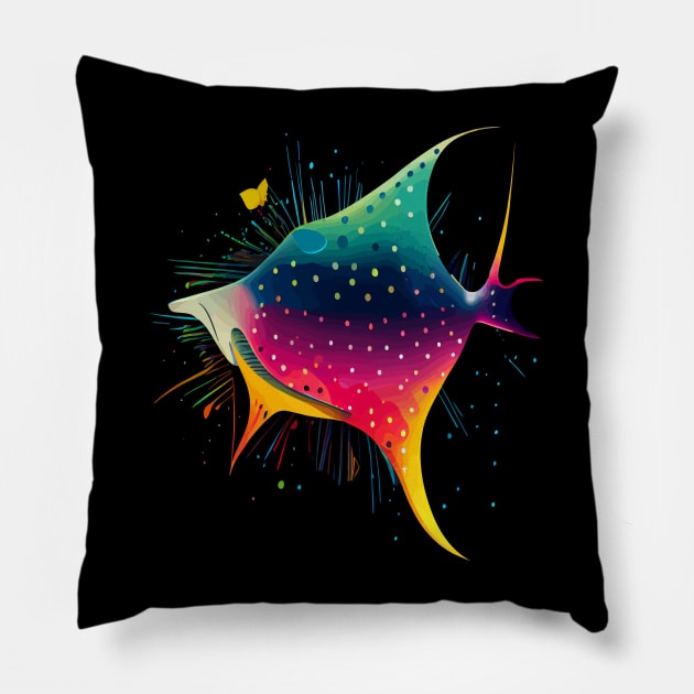 Stingray Pillow by JH Mart