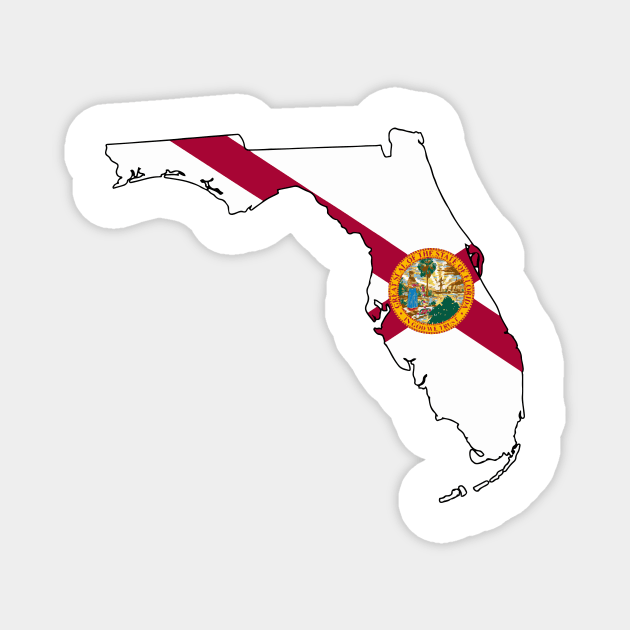 Florida Flag Magnet by Wickedcartoons