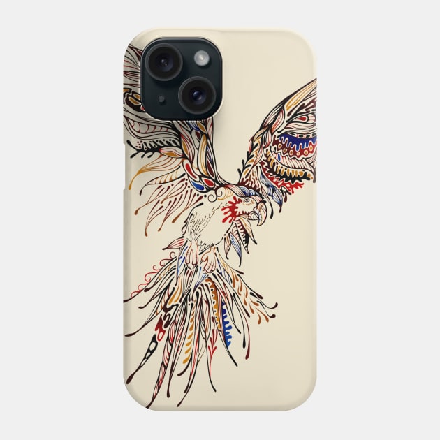 parrot abstract Phone Case by NerdsbyLeo