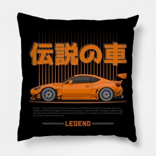 Midnight Racer Orange GT 86 JDM Pillow