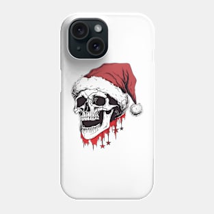 Christmas Celebration with a Skull Twist Phone Case