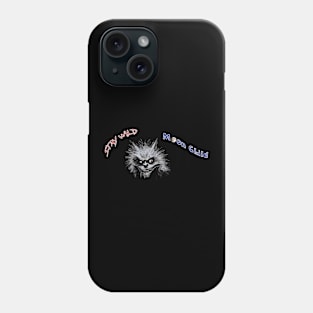 Stay Wild Moon Child - Werewolf on Black Phone Case