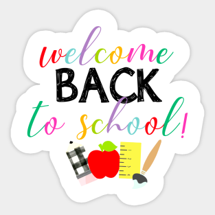 Welcome Back To School Stickers | TeePublic