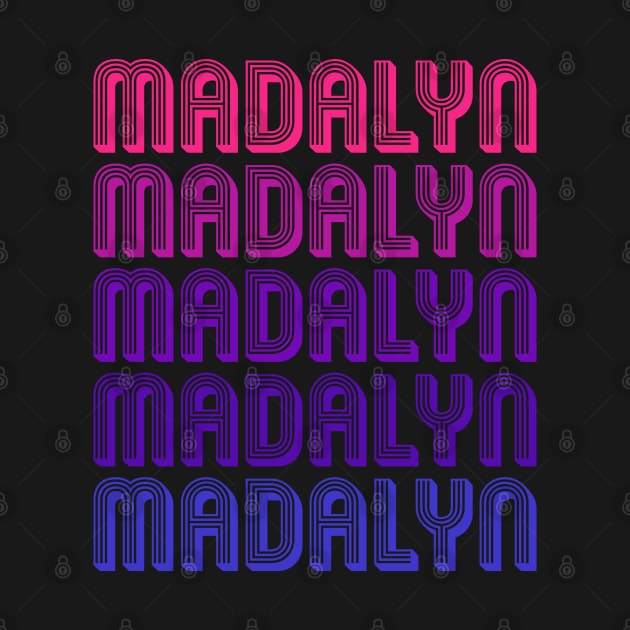 Madalyn - Retro Minimal Line Pattern by Fusti