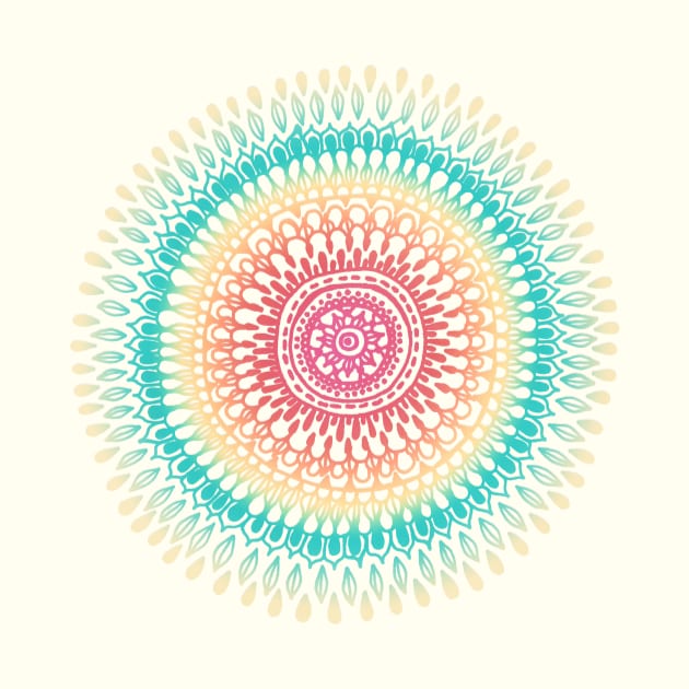 Radiate Mandala by tangerinetane