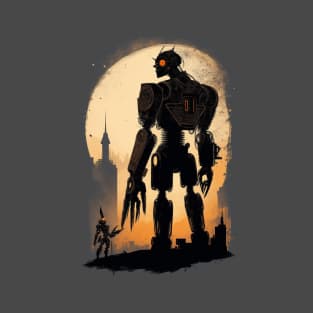 Rusty mysterious enigmatic ancient robot art T-Shirt